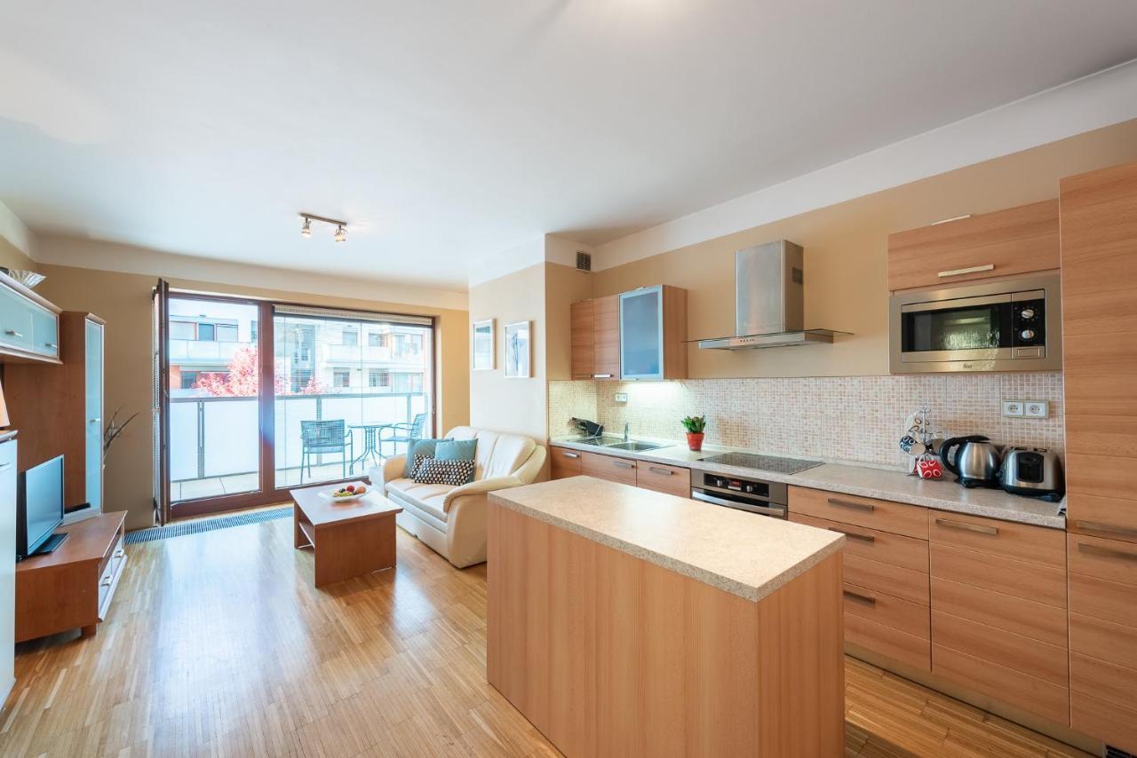Luxury Apartment River Diamond Residence Prága Kültér fotó